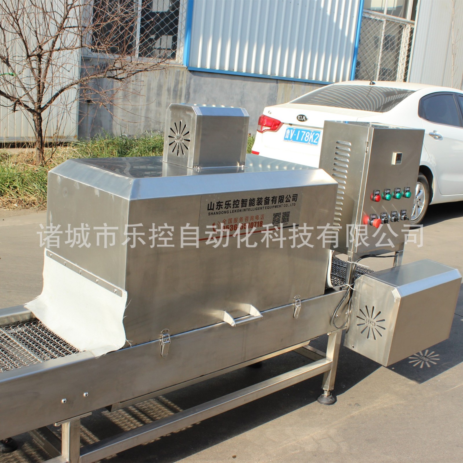 厂家供应热收缩电热套标机 牡蛎生蚝标签机蒸汽电热炉收缩套标机图2