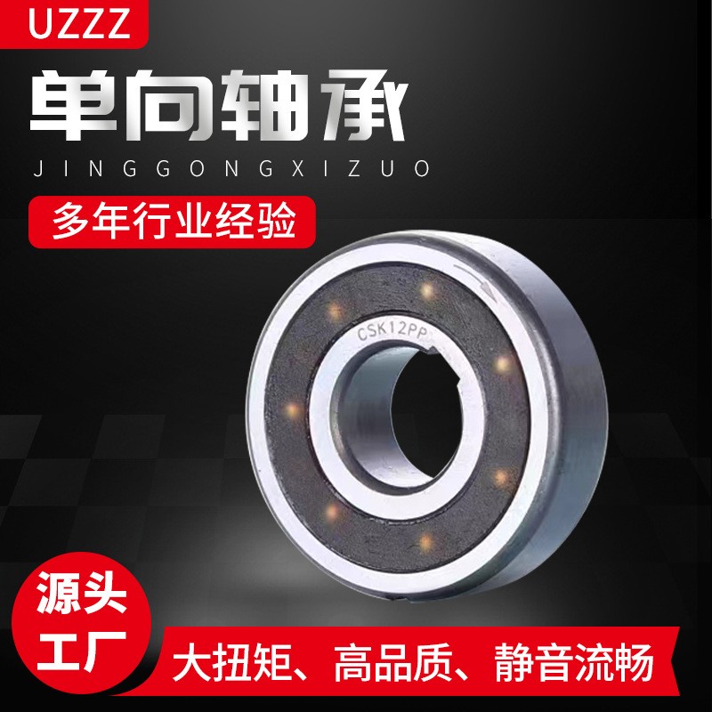 单向轴承超越离合器CSK8/10/12/15/17/20/25/30/35/40 PP带内外槽  1个图2