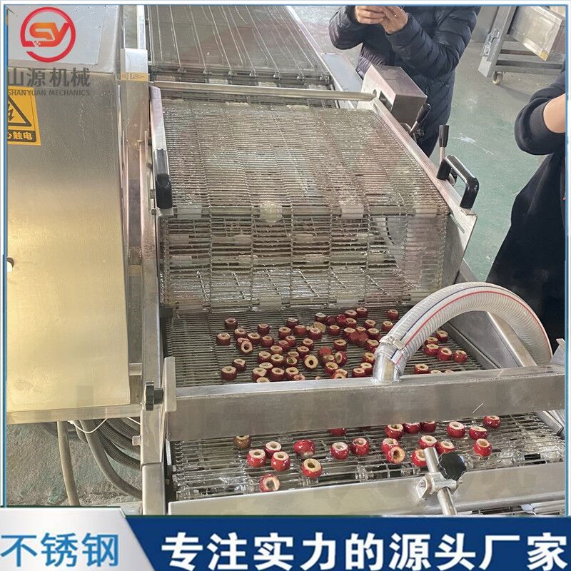 冻干冰糖葫芦裹糖机 全自动上糖浆机设备 嘎嘣脆空心山楂上糖机图4
