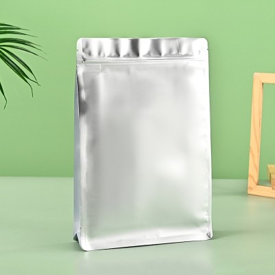 八边封口铝箔袋坚果零食密枣风琴袋茶叶食品包装铝膜自立自封袋