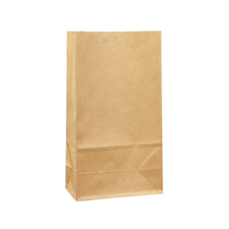 通用牛皮纸袋方底袋冰箱收纳包装袋烘焙食品包装防油外卖打 包纸袋图5