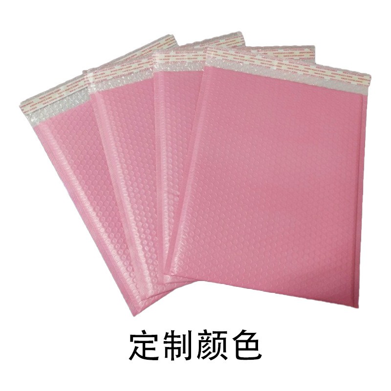 140克哑光膜气泡信封袋白色服装快递袋泡沫袋珠光共挤膜印 刷LOGO图2