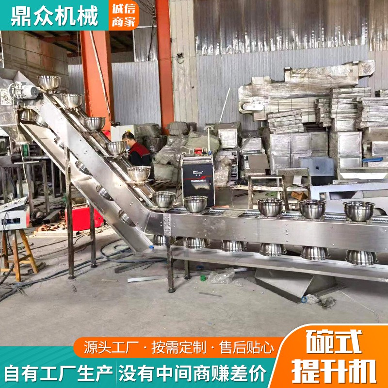 碗式提升机上料链板提升机不锈钢颗粒粉末物料输送机 定量 提升机图2