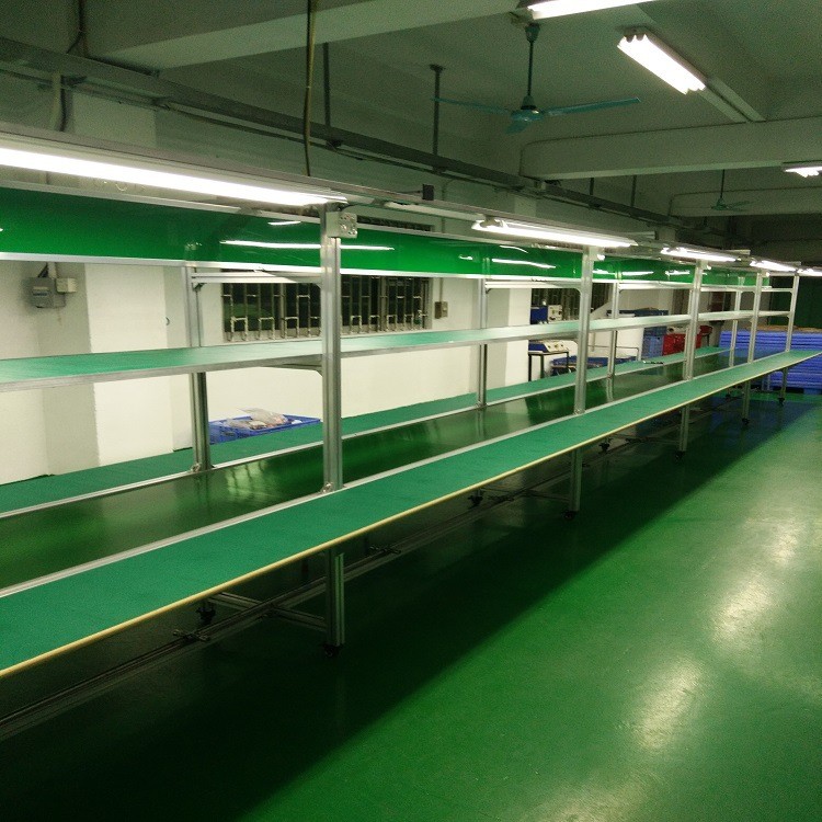 车间防静电流水线 装配流水线吊灯架铝型材工作台包装生产线图5