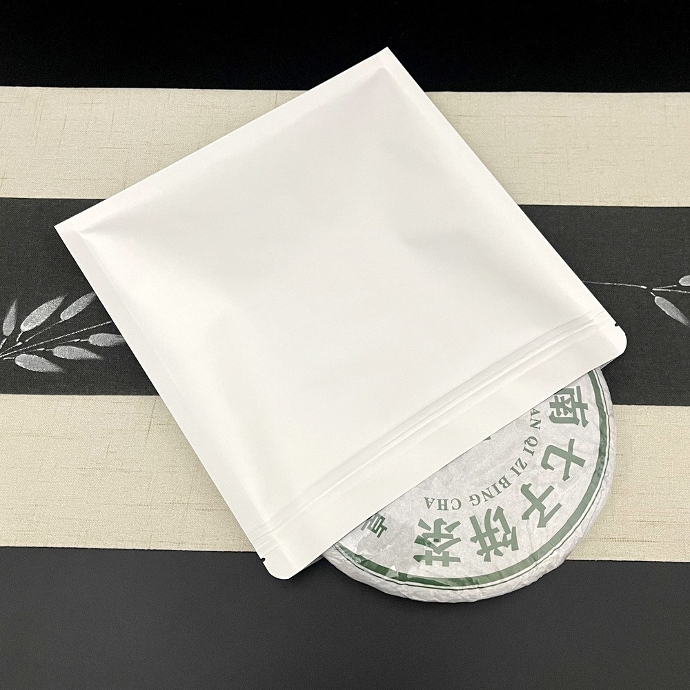 定制印刷 茶饼密封袋透明开窗展示 普洱茶白茶 防潮不泄气保存袋图3