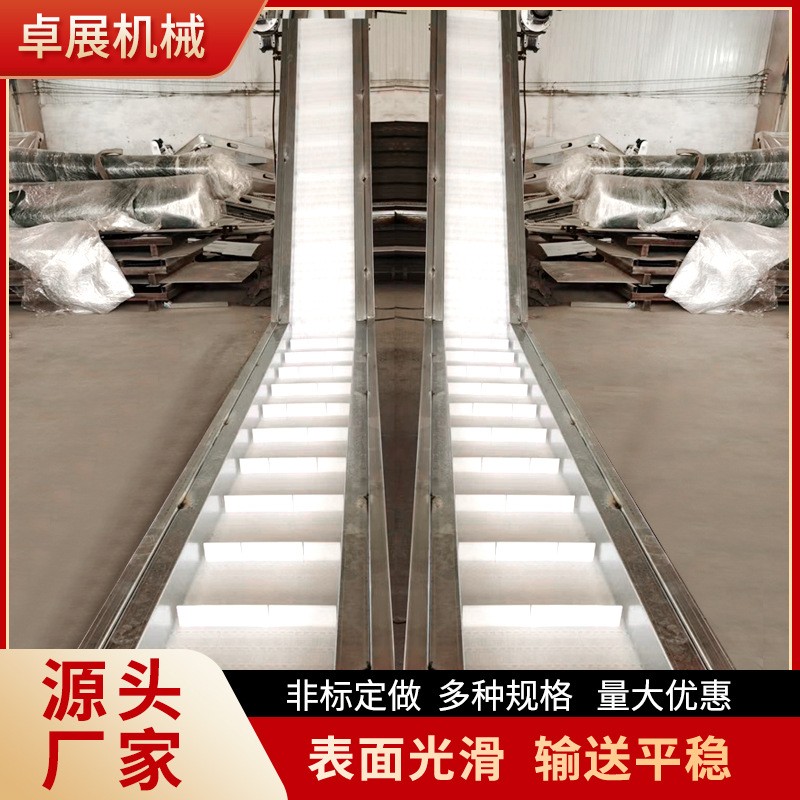 食品塑料链板输送机平行提升链板传送带龙虾输送流水线食品输送带图3