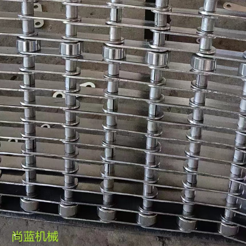 锈钢清洗机链片式传送带锻造件冷却线网带超声波清洗机 传送带图5