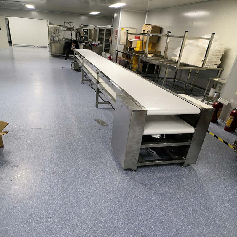 不锈钢食品级输送机小型pu皮带304不锈钢传送机升降设备爬坡机图2