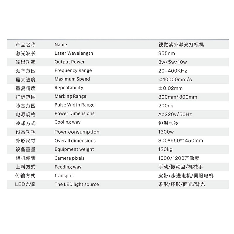 批发CCD视觉自动定位高精紫外激光打标机充电器外壳塑料镭雕机图3