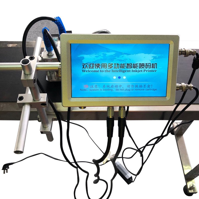 供应全自动日期喷码机在线式高速打码机生产日期二维码口罩纸盒图2