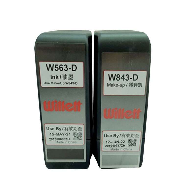 直供威力620喷码机 640 660油墨W563-D墨水墨盒W843-D溶剂稀释剂图2