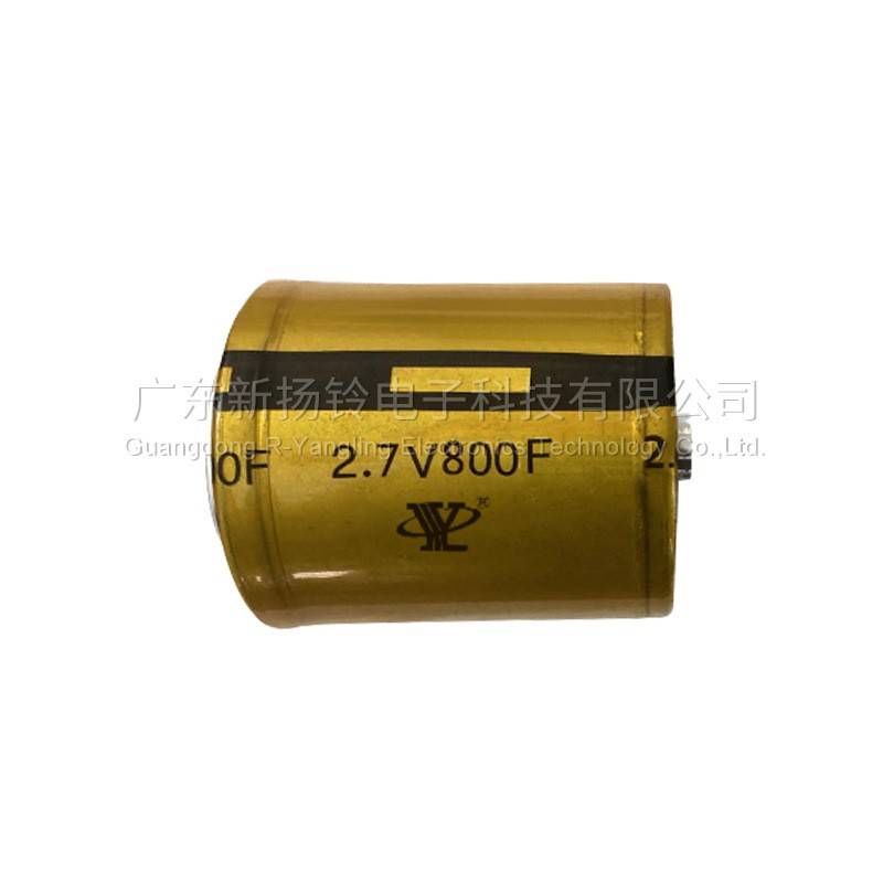 石墨烯超级电容电池2.7V 800F储能法拉电容电焊机锂离子电容器