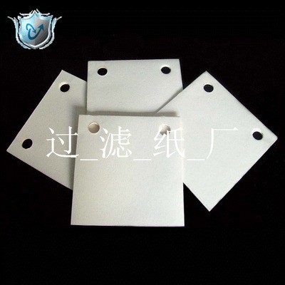 板式过滤器配套滤油纸300*300mm带孔双孔工业滤纸图2