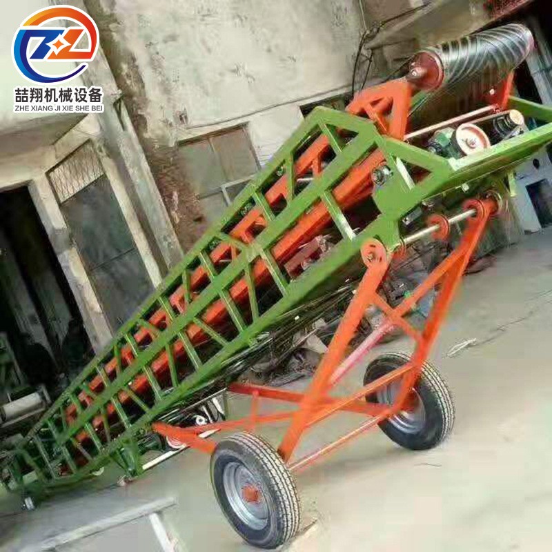 【伸缩输送机】物流小型皮带式滚筒输送机 装卸自动伸缩输送机图3