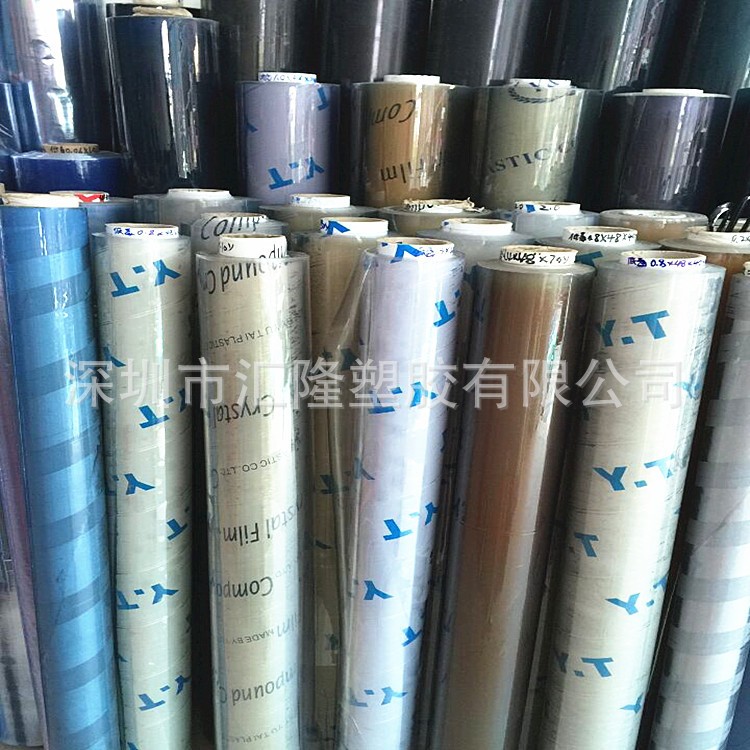 现货供应PVC薄膜 环保透明压延膜 家居桌面保护膜隔热挡风膜卷材图2