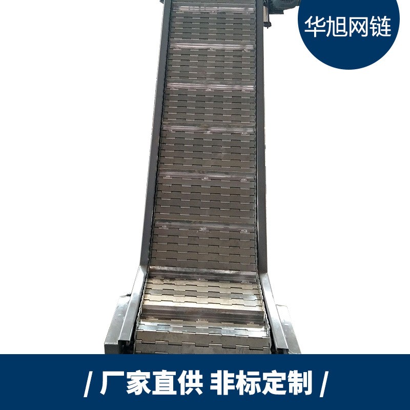 厂家直供304不锈钢链板提升机 非标定制输送机流水线设备上料机图4