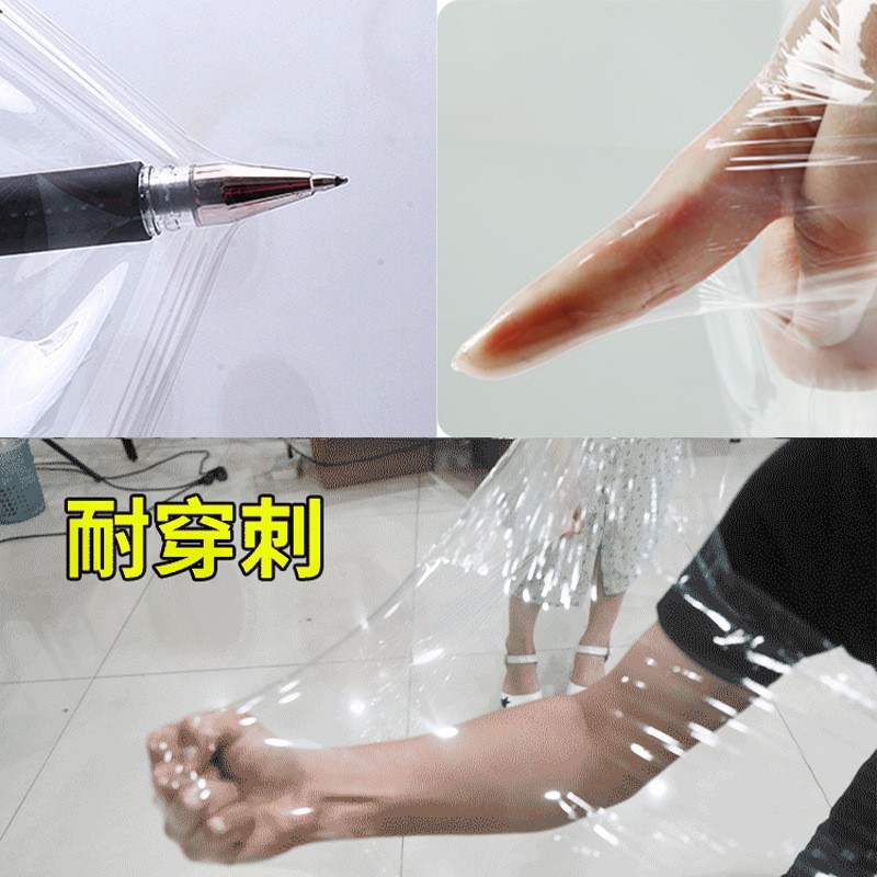 PE拉伸膜缠绕膜50CM塑料薄膜工业保护打包装围大卷保鲜 膜厂家批发图2