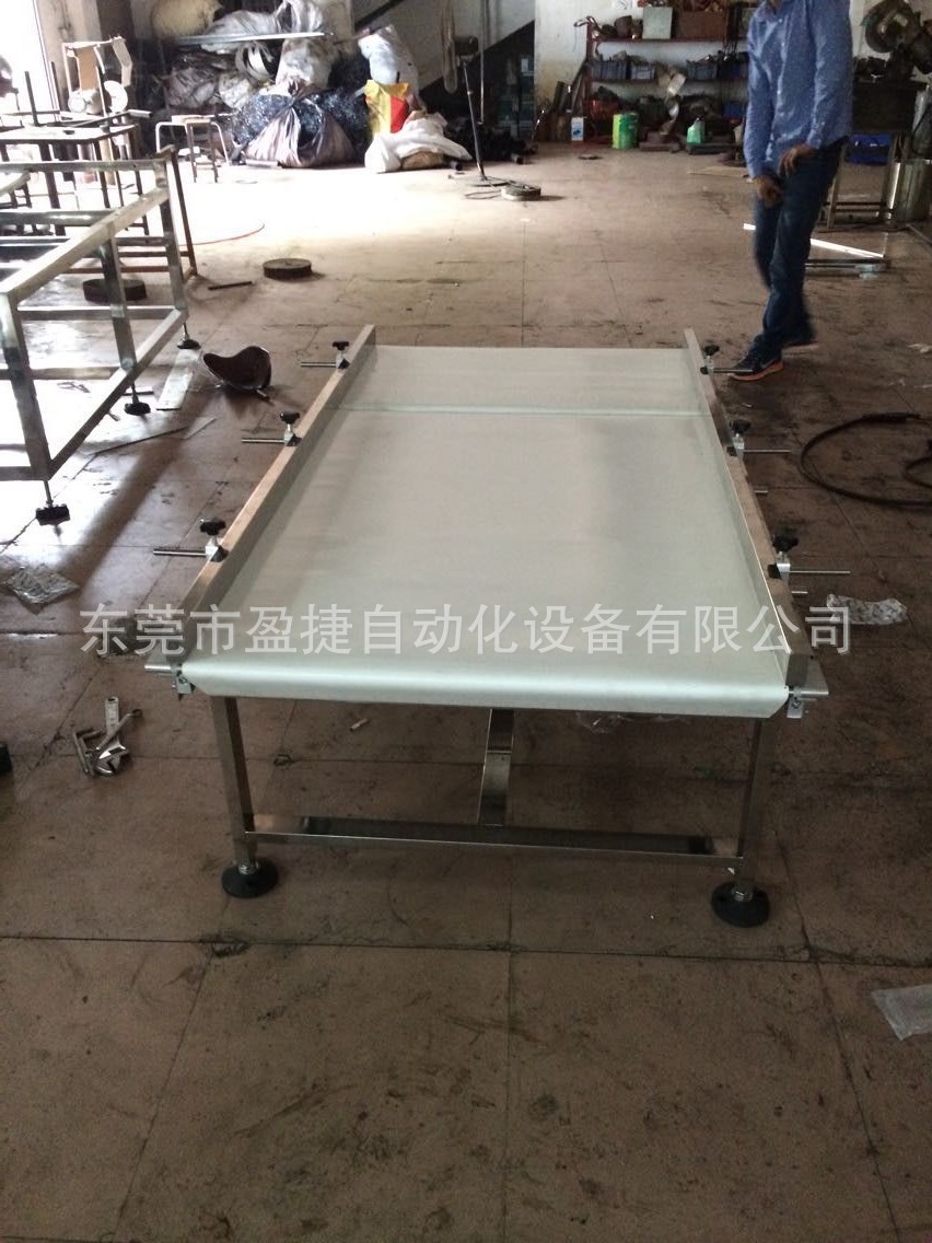 东莞刀口皮带输送机小物品输送皮带线PU食品厂专用流水线图2