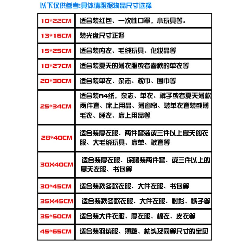 现货批发opp袋子服装饰品自封袋透明自黏袋不干胶opp自粘袋logo图4