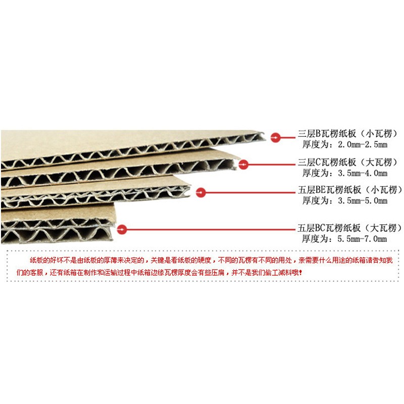 55*40CM五层瓦楞纸箱生产厂家打包盒快递 搬家纸箱箱定做批发现货图3
