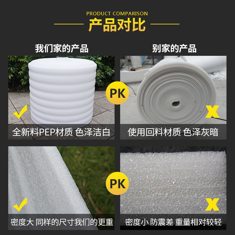 EPE防震珍珠棉现货批发 快递缓冲防碎包装填充发泡棉包装泡沫材料图2
