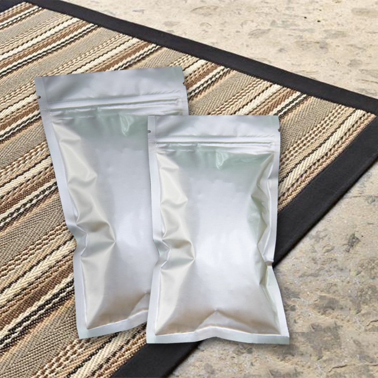 纯铝骨袋 铝箔食品袋 拉链密封封口袋 面膜袋 粉末袋100个起批图3
