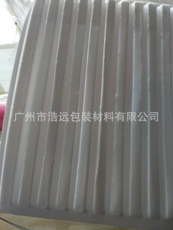 厂家定 制化妆品PS发泡波浪板 新粉盒托盘 周转泡沫波浪板图2