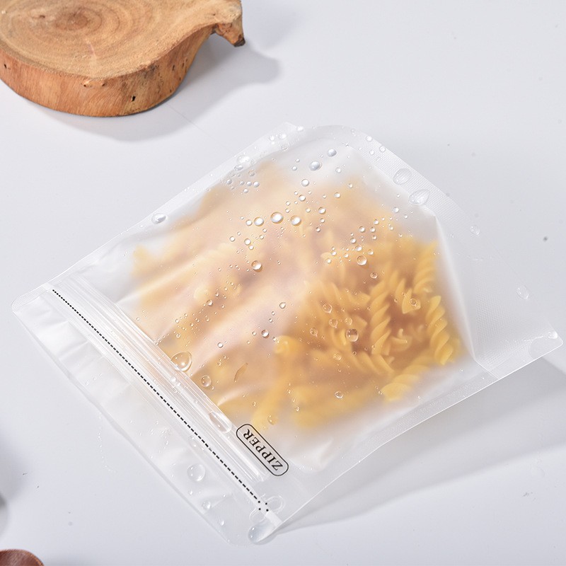 现货钻石自立异型易撕拉链袋通用咖啡包装袋气阀食品自封包装袋图4