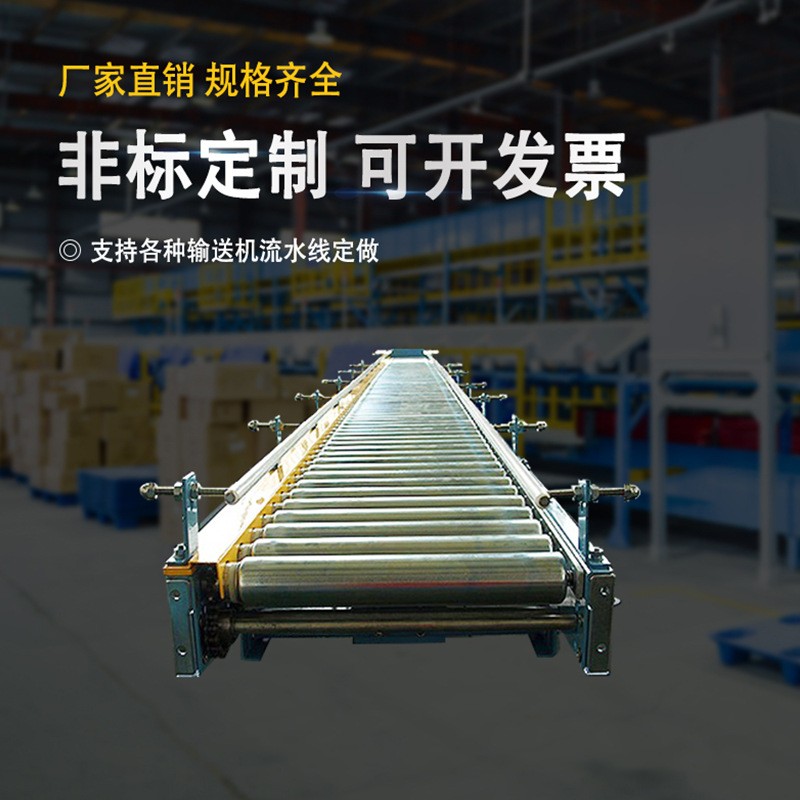 辊筒链条输送线 不锈钢辊轮输送机 厂房车间产品线传送机输送设备图3