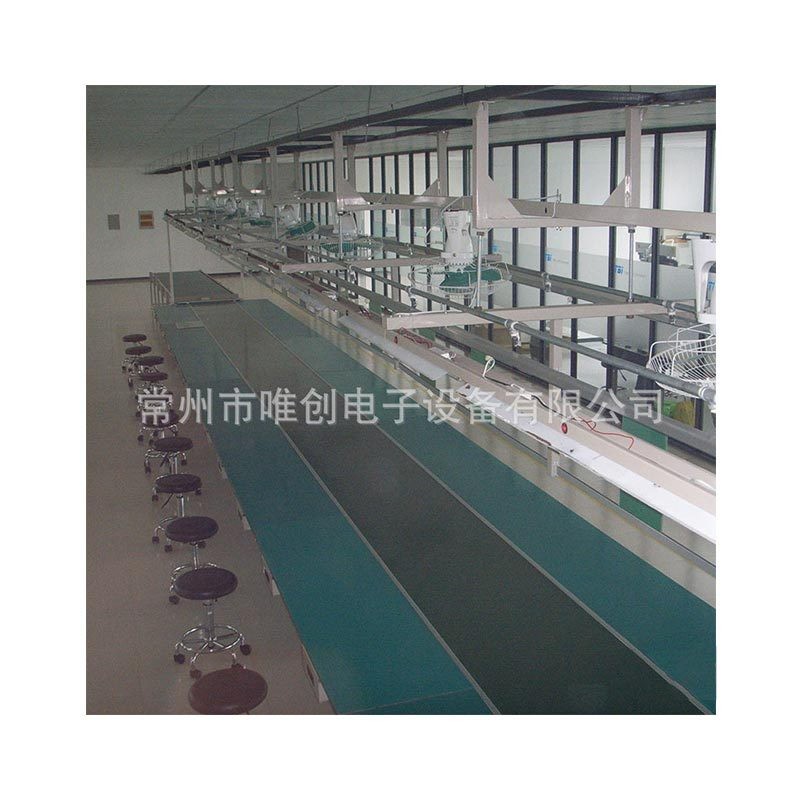 悬挂式照明皮带输送线厂家直供 悬挂式流水输送线 车间生产装配线图5