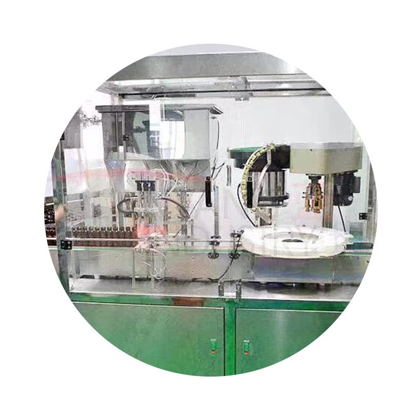厂家供应口服液灌装轧盖机小型定量白酒饮料中药全自动液体封口机图5