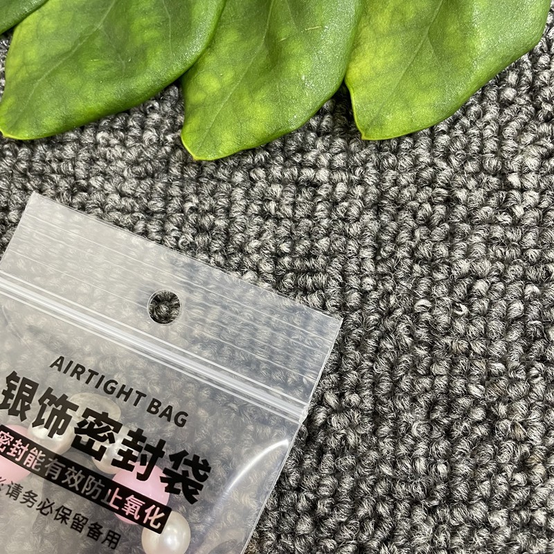 高清透明PE带孔设计银饰品防氧化密封袋珍珠耳环耳钉手链包装袋图4