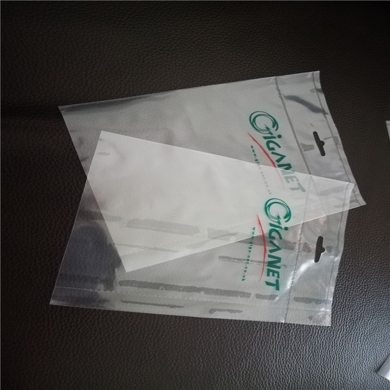 广东透明pe白边锁骨袋单面印04标志pe印刷吹膜骨袋带飞机自封口袋图3