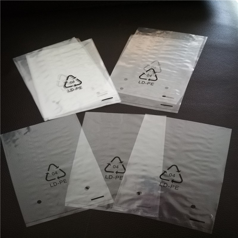 广东透明pe白边锁骨袋单面印04标志pe印刷吹膜骨袋带飞机自封口袋图4