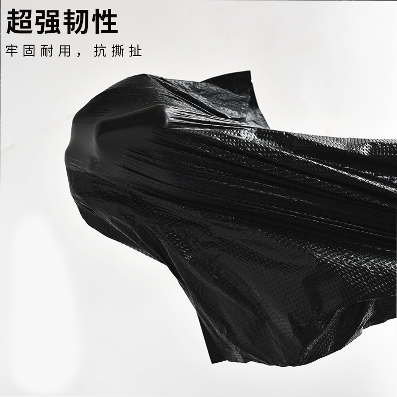 加厚黑色塑料背心袋手提购物袋家用垃圾收纳袋批发大号 服装打包袋图3