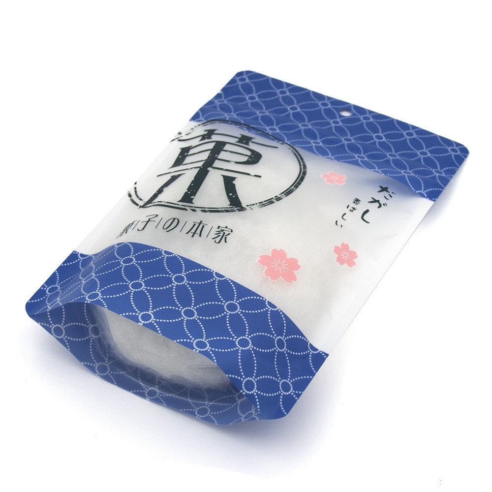 食品包装袋定制菓子手作糕点自立自封袋弧形底磨砂图4