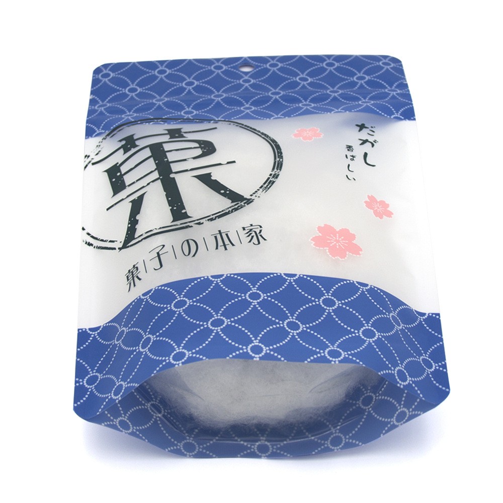 食品包装袋定制菓子手作糕点自立自封袋弧形底磨砂图5