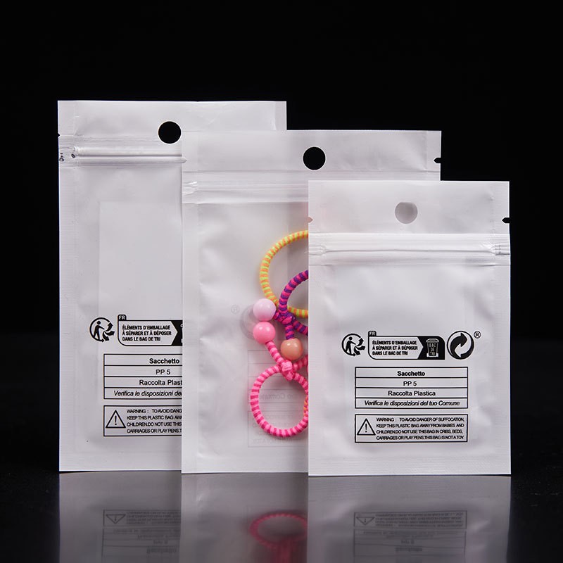 跨境环保标志包装袋印刷希音shein珠光袋TEMU防窒息标签P P5自封袋图4