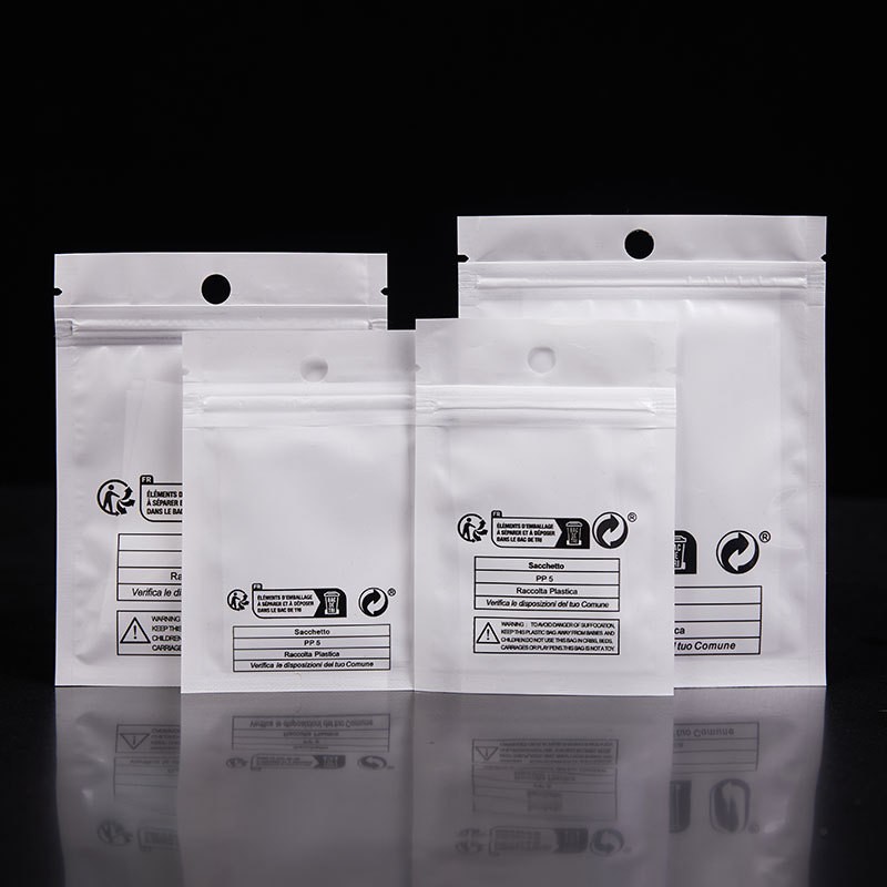 跨境环保标志shein包装袋防窒息警示语透明饰品珠光希音PP 5自封袋图3