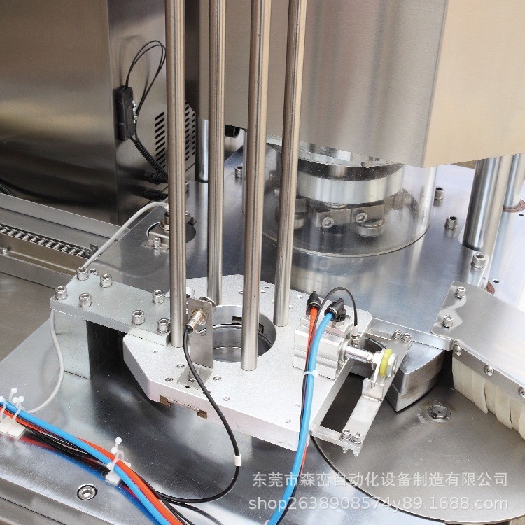 马口铁易拉盖罐头抽真空封罐机酱料宠物食品罐头高速封口机图3