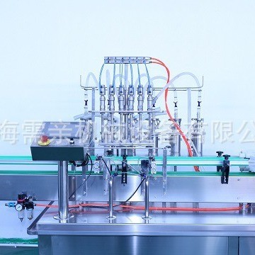 六头液体灌装旋盖机 直线式柱塞泵灌装旋盖一体机图4