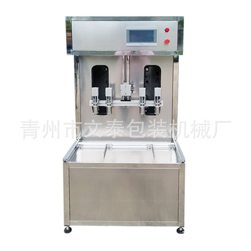 定制双头食用油灌装机 半自动2头1-5L花生油灌装设备工业用油灌装图5