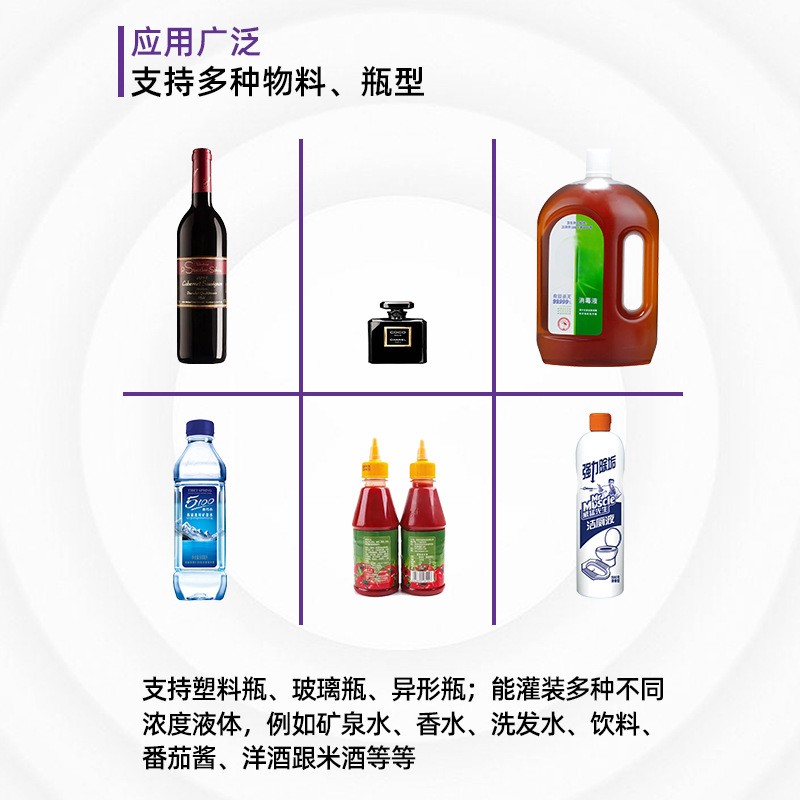 双头全自动灌装机白酒化妆品洗衣液辣椒酱蜂蜜定量膏体液体灌装机图3