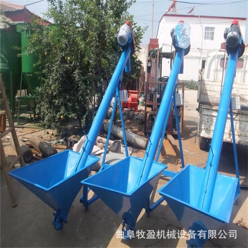不锈钢绞龙螺旋提升机 管式倾斜垂直输送机 水泥浆颗粒提升上料机图3
