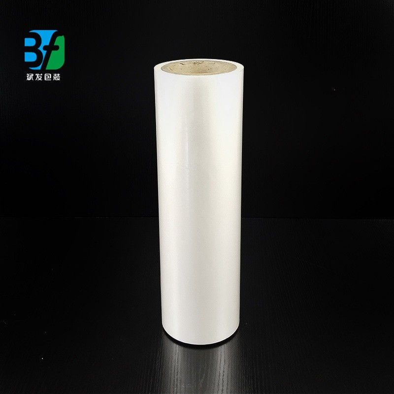 PET预涂膜双向拉伸高透预涂包装薄膜广告画册不干胶一寸芯热裱膜图2