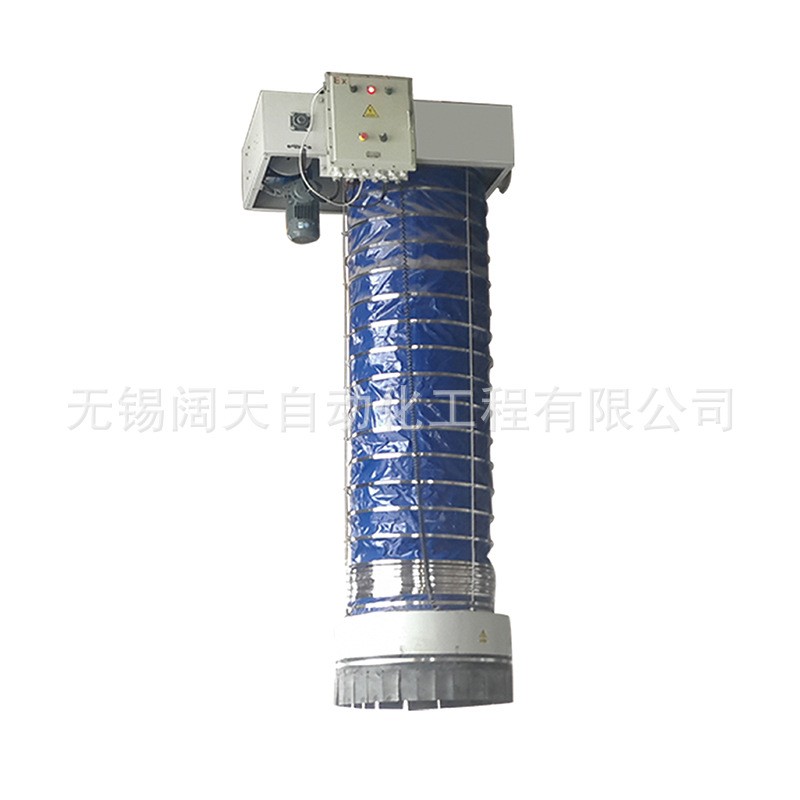 环保伸缩流管仓储码头用伸缩溜管 粮食发放溜管 豆粕焦炭粮食石子图2