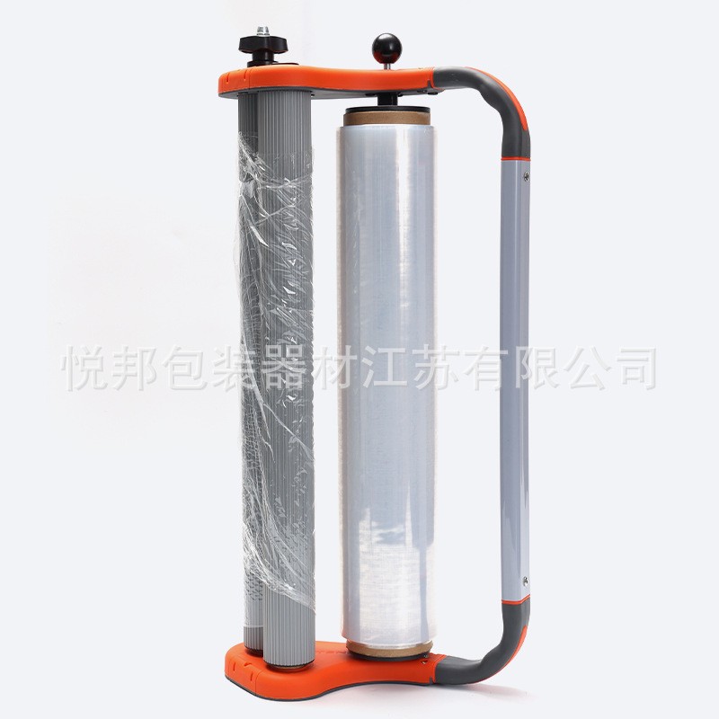 手持式缠绕机半自动缠绕打包机便携式薄膜缠绕机手动缠绕膜缠绕机图2