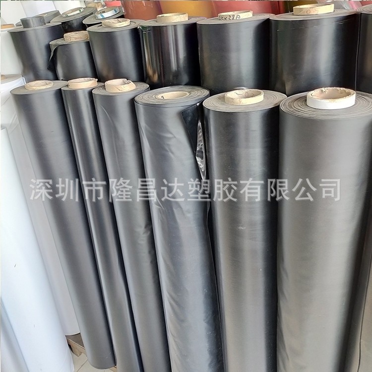 PVC薄膜PVC压纹膜 黑色彩色纹 Q纹BB纹布纹CC纹光胶PVC黑色膜图3