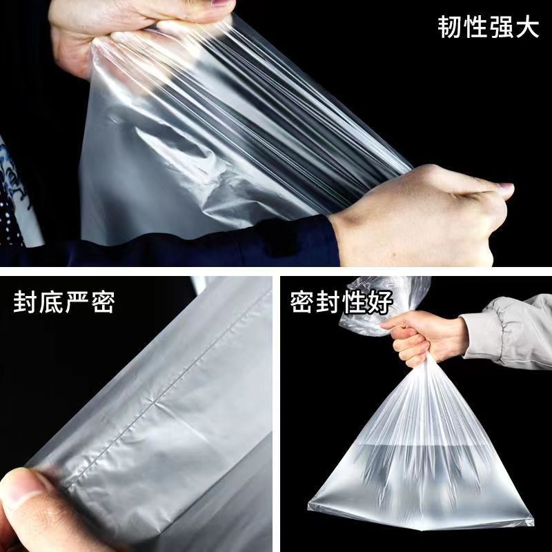 pe低压平口袋防尘防潮袋塑料半透明加厚包装袋食品服装薄膜袋po袋图2