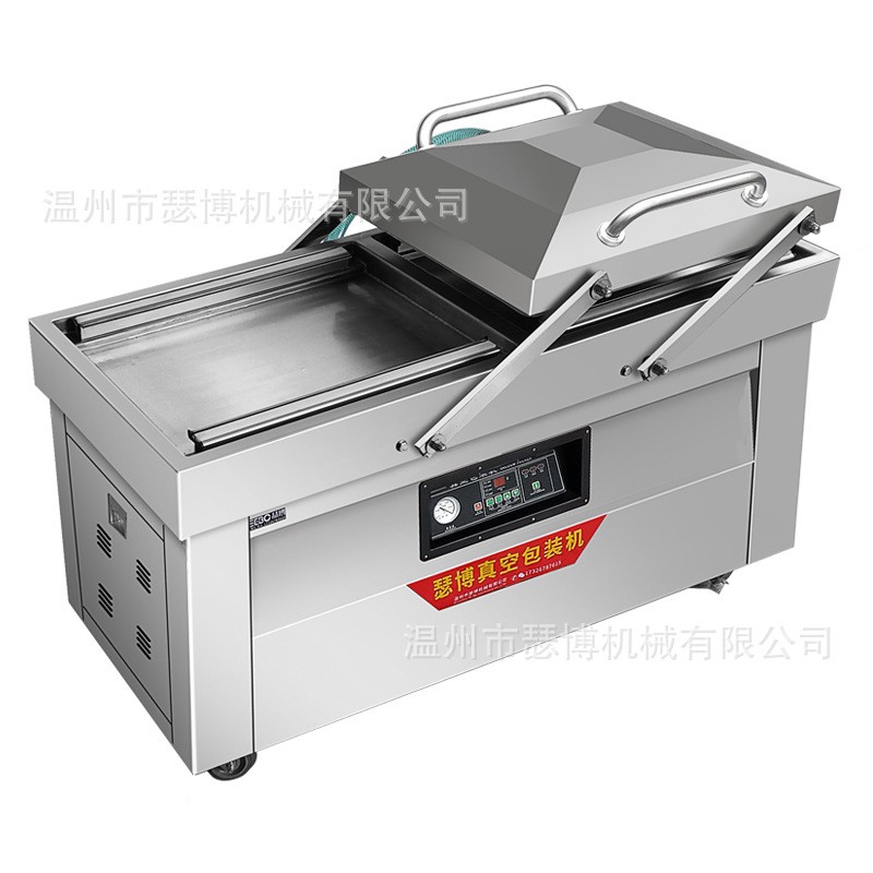 自动双室真空食品压缩包装机商用大型抽工业用真空封口机不挑袋图5